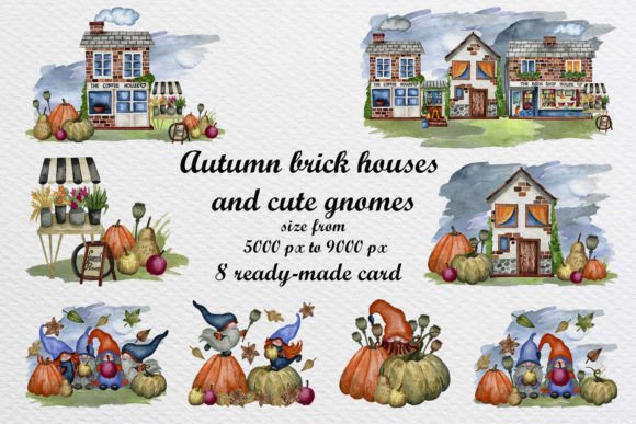 Embracing the Season: The Art and Utility of Autumn Gnome Watercolor Clip Art