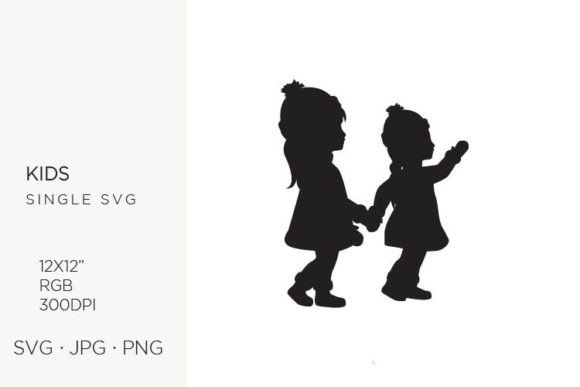 Enhancing Creative Projects with Girls in Winter Cloth Vector Art