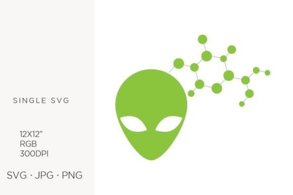 Evaluating the Green Molecules and Alien Head Vector for Modern Design Projects