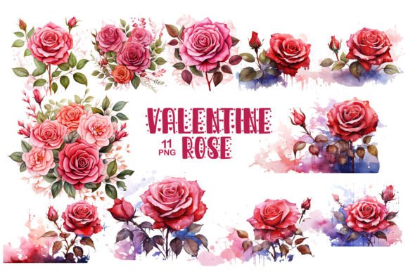 Integrating Watercolor Rose Floral Flower Assets into Professional Design Workflows
