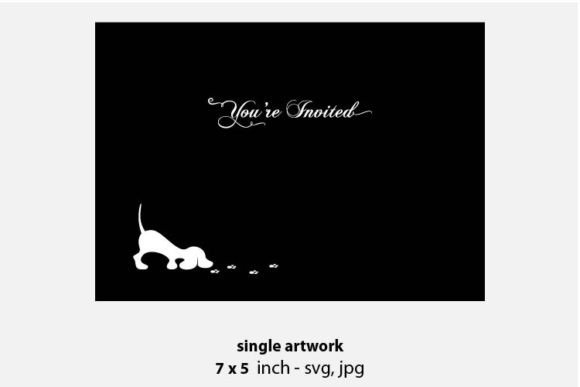 Little Dog Sniffing Vector Art Guide