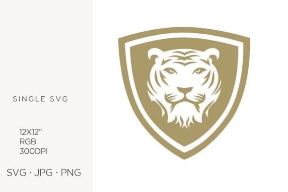 Mastering the Gold Tiger Shield Vector Logo for Professional Design and Creative Projects