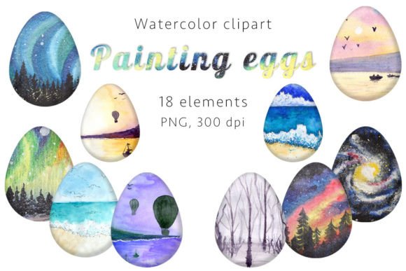 Painting Eggs Watercolor Clipart: A Creative Guide