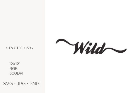 Strategic Branding with Black Typographic Word Wild: A Guide to Intentional Design