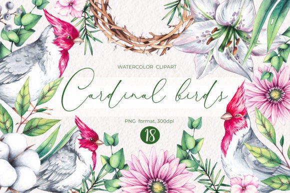 Unlocking Creative Potential: A Guide to Watercolor Cardinal Birds Clipart for Modern Design Projects