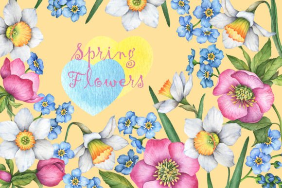 Watercolor Spring Flowers: Creative Uses